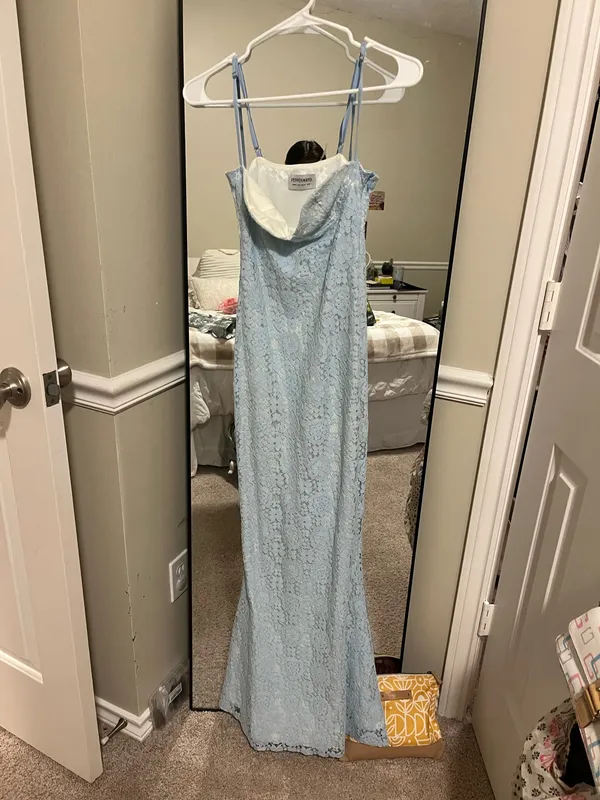 Pepper mayo Blue Embroidered Maxi Dress - Image 2
