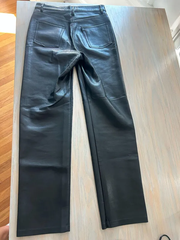 Aritzia Wilfred Leather Pants Melina - Image 2