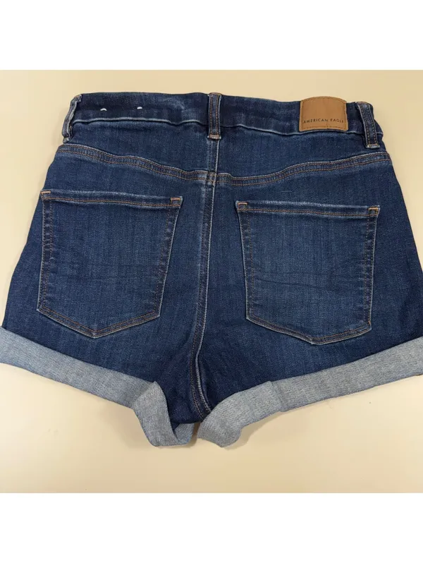 American Eagle Next Level Stretch Women’s Size 2 Curvy Hi-Rise Denim Shorts - Image 5