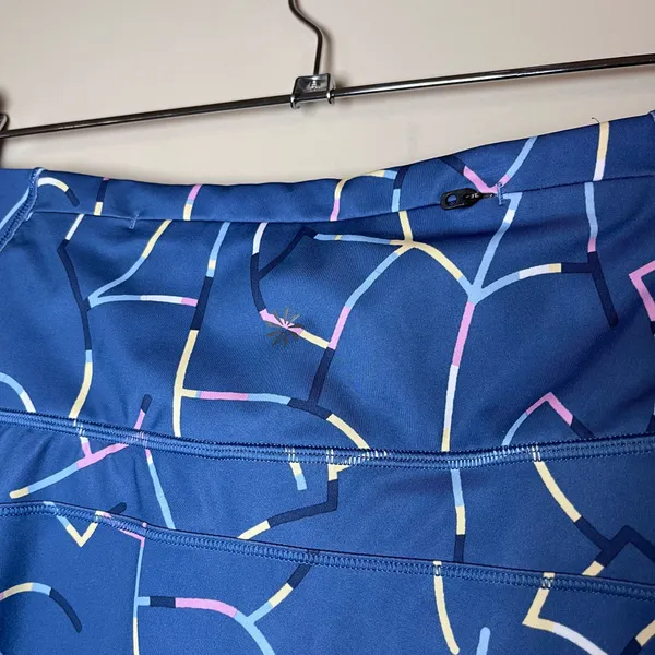 Athleta Ace Stretch Performance Tennis Skort Pickleball Golf Blue XL - Image 7