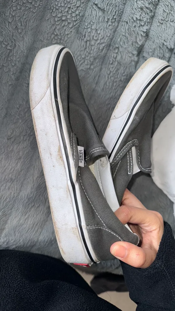 Vans Grey Slip On - Image 5