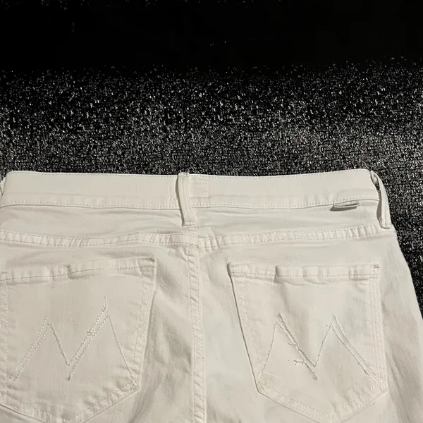 Mother Womens 27x32 pony boy fray jeans - Image 12