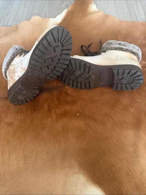 $110 Myra beaver turbulent combat boots 8 Tan - Image 6