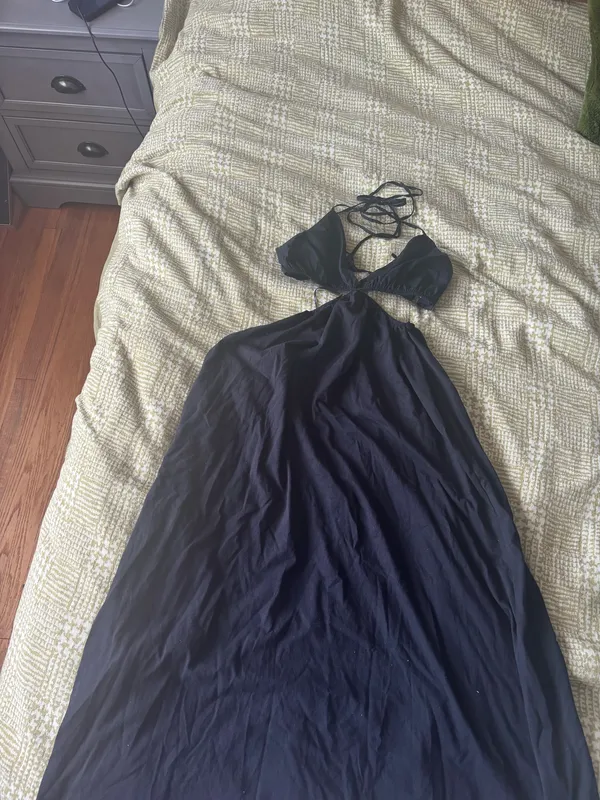 Black ZARA Maxi Dress - Image 2