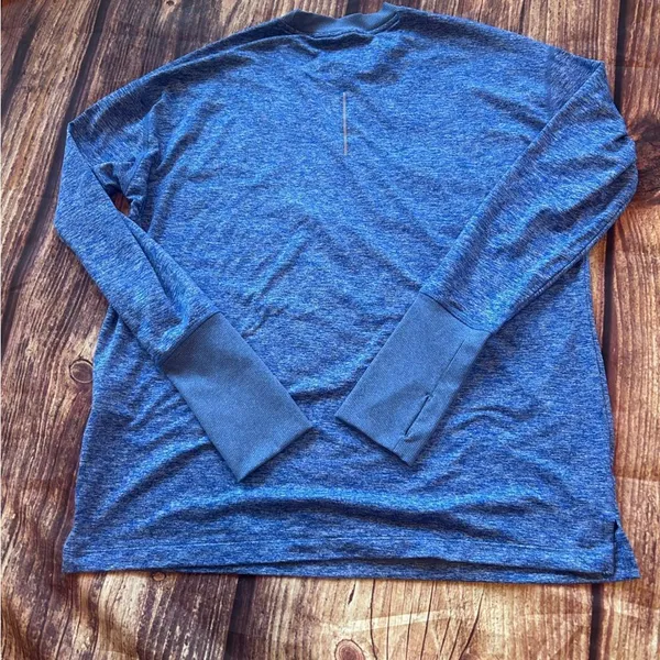 Women’s Nike Running Long Sleeve Shirt Blue Size L - Image 5