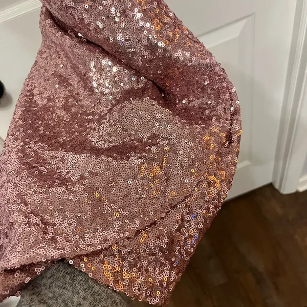 NWT ONE‎ AND ONLY COLLECTIVE lined sequin detail mini dress in blush - Image 6