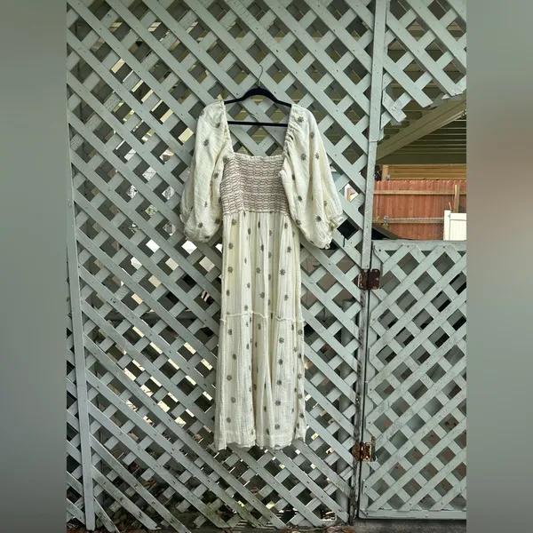 Free people Dahlia Embroidered Maxi Dress - Image 6