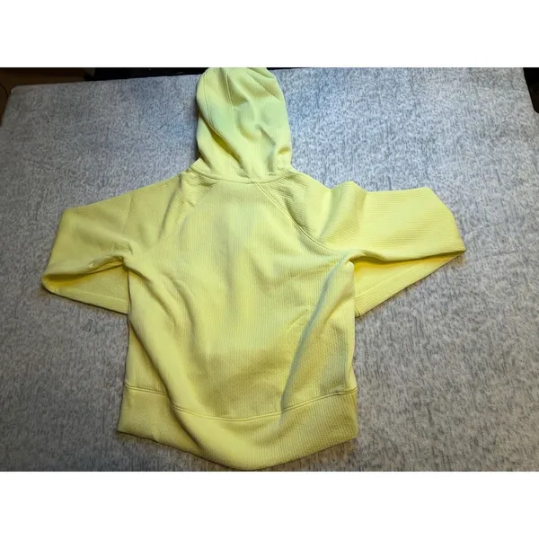 DSG Sport Fleece 1/4 Zip Womens XXS‎ Yellow Chill Hoodie - Image 4