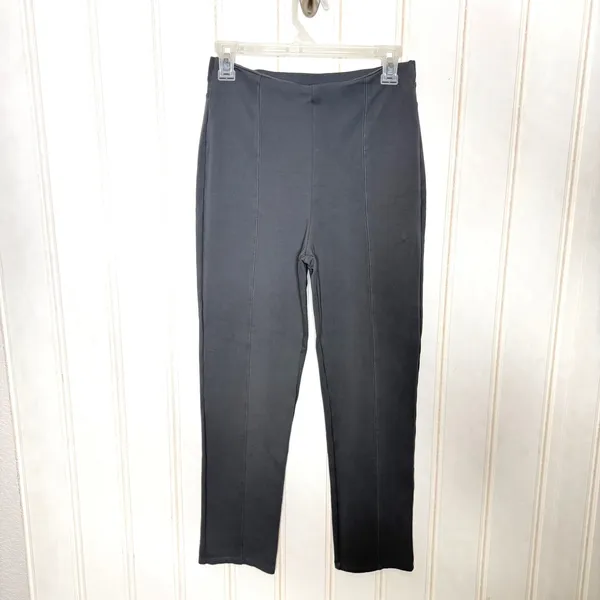 Halara Flex SculptKnit High Waisted Pocket Slim Work Pants Sedona Sage Grey M - Image 11
