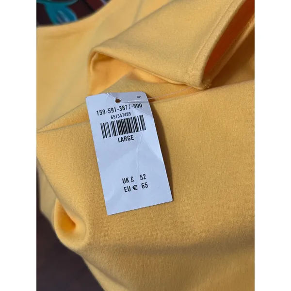 Abercrombie & Fitch Yellow One Shoulder Asymmetric Mini Dress Bodycon Minimalist - Image 4