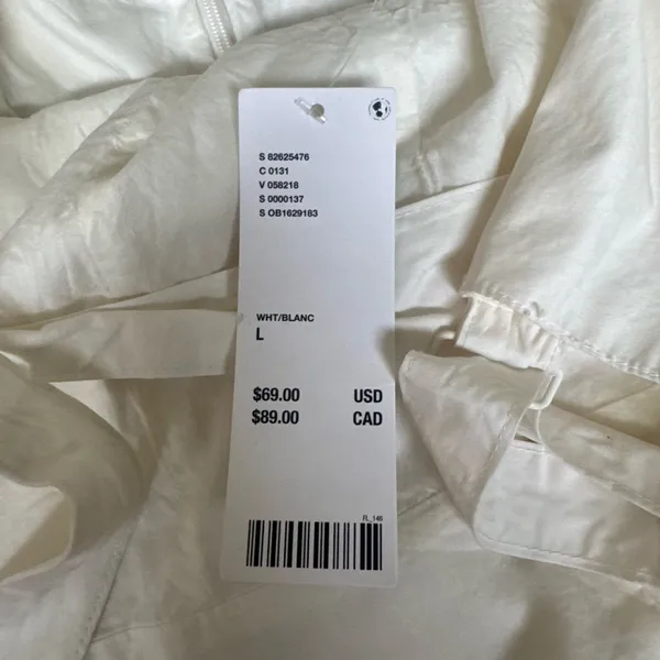 NWT Urban Outfitters Sandy Tie-Back Romper White Size Large 100% Cotton - Image 11