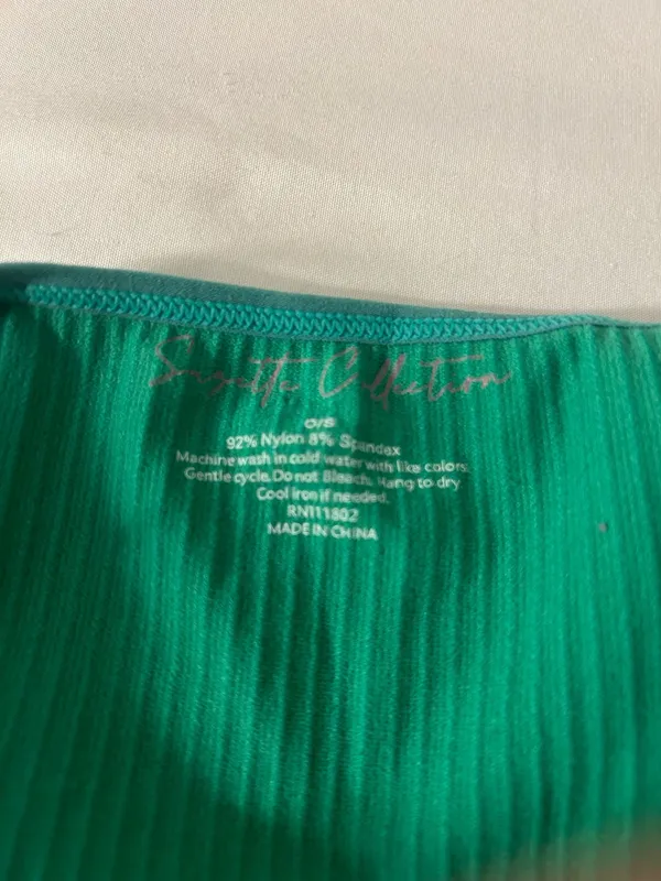 Green Seamless Ribbed Tank Top - Image 3