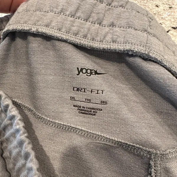 Nike Yoga Dri-Fit 7/8 Fleece Joggers - Image 6
