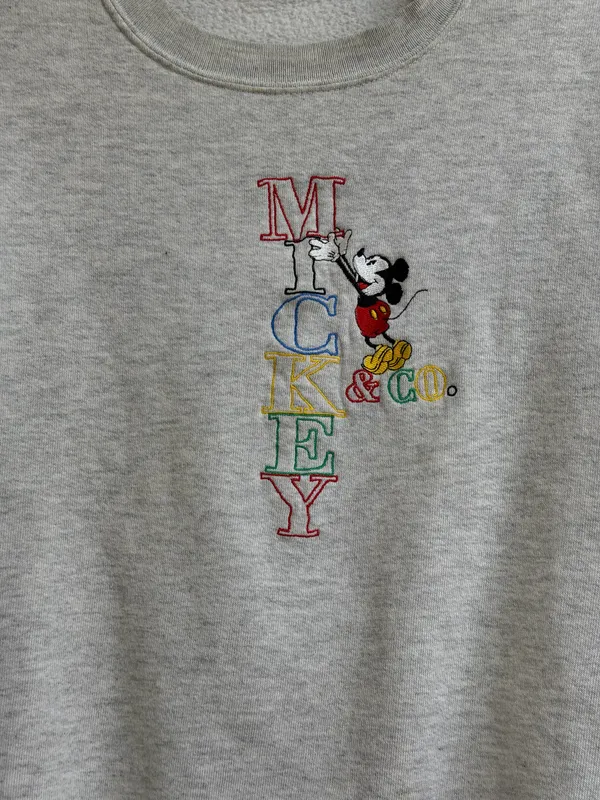 Vintage Disney Mickey & Co. Grey Sweater *No tag* - Image 2
