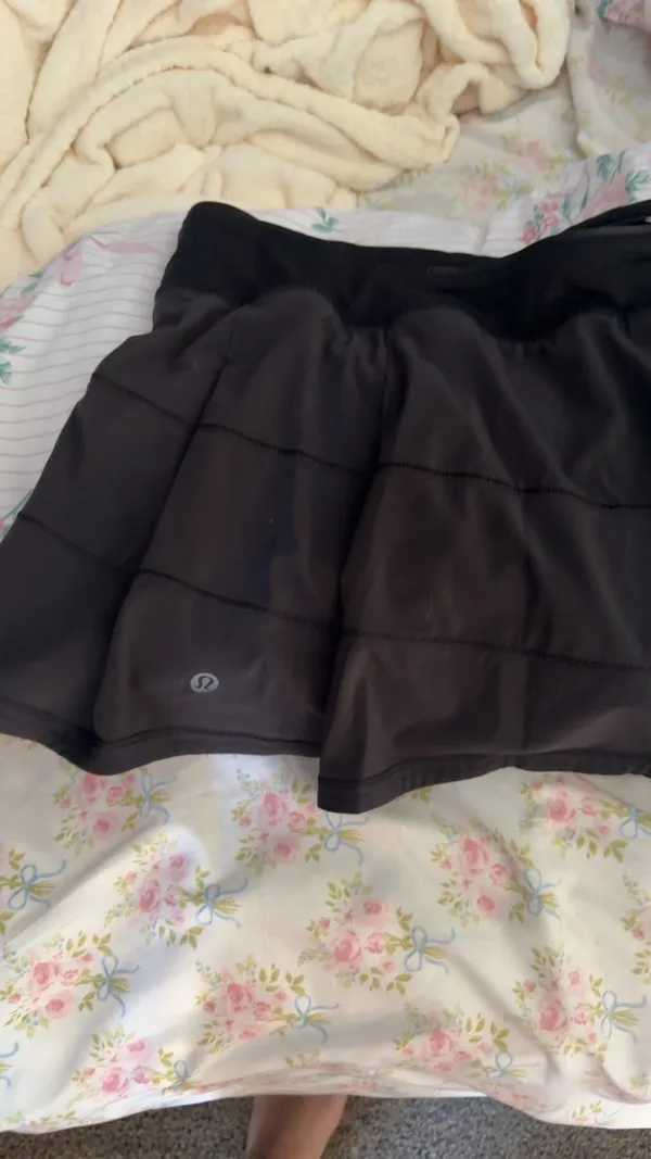 Lululemon Pace Rival Skirt Mid-Rise Black Alabama logo - Image 6