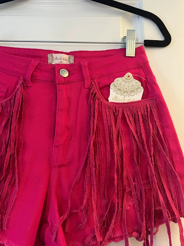 Altar'd State Fringe Shorts - Image 2