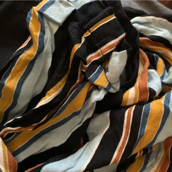 Xhilaration Multicolor Striped Wide Leg Jumpsuit L - Image 5