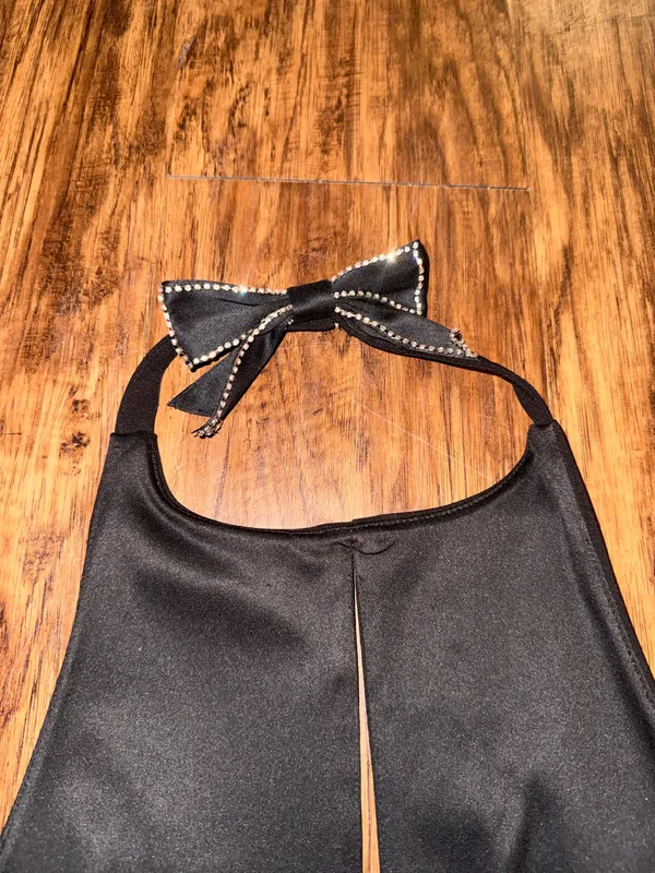 ZARA Mini Dress Black - Image 4