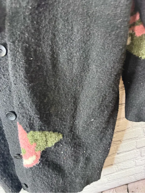 Anthropologie rosette floral cardigan - Image 7