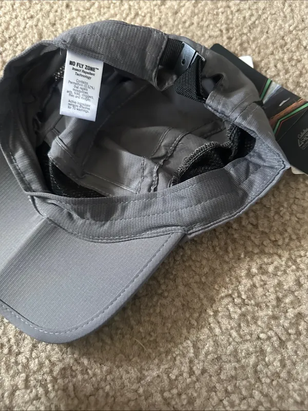 Cabela's Gray and Black Performance Running Cap - Image 5