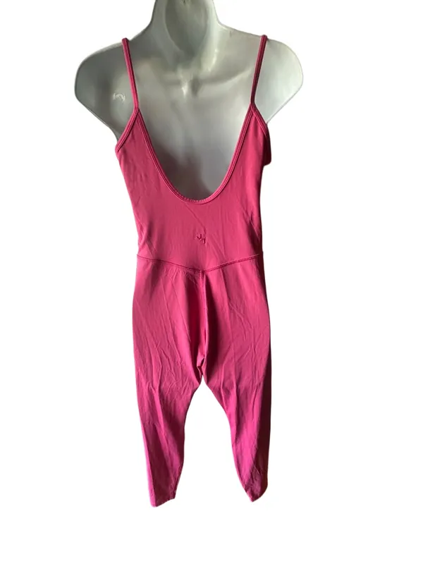 Target JoyLab Pink Strappy Active Jumpsuit Corset Athletic One Piece Size M - Image 2
