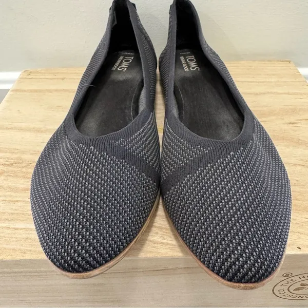 Toms Navy‎ Blue Jutti Neat Loafer Flat 11 - Image 9