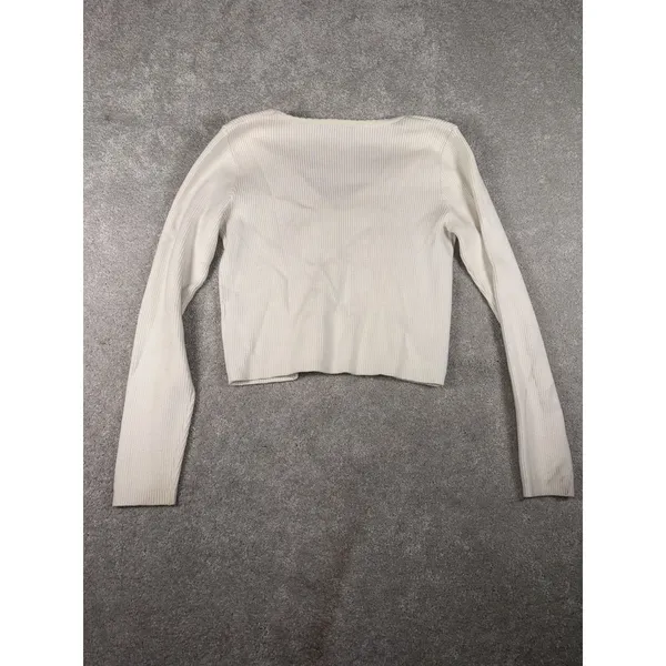 Brandy Melville‎ Ivory Cropped Cardigan - Image 5