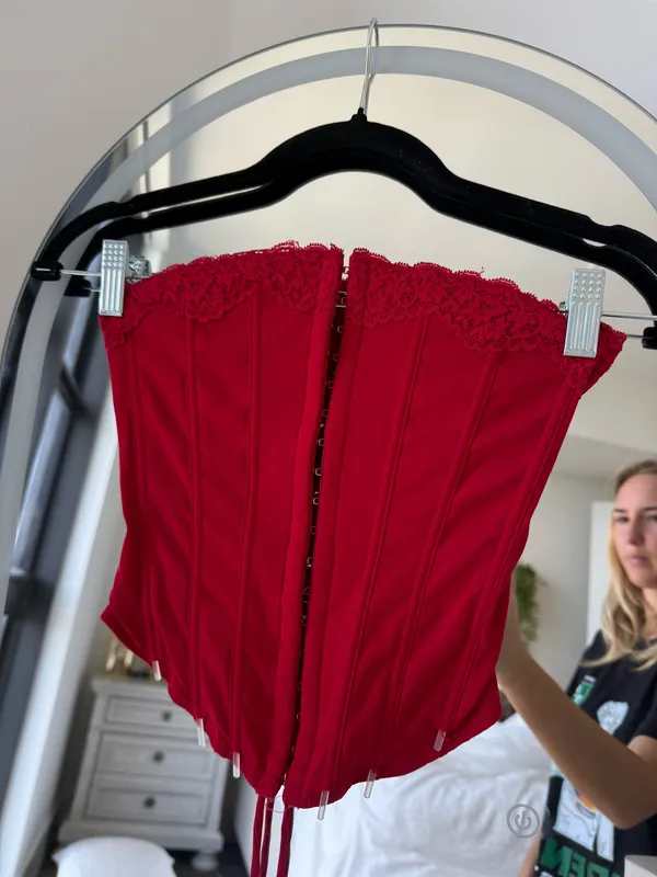 Red corset Size XS - Image 2