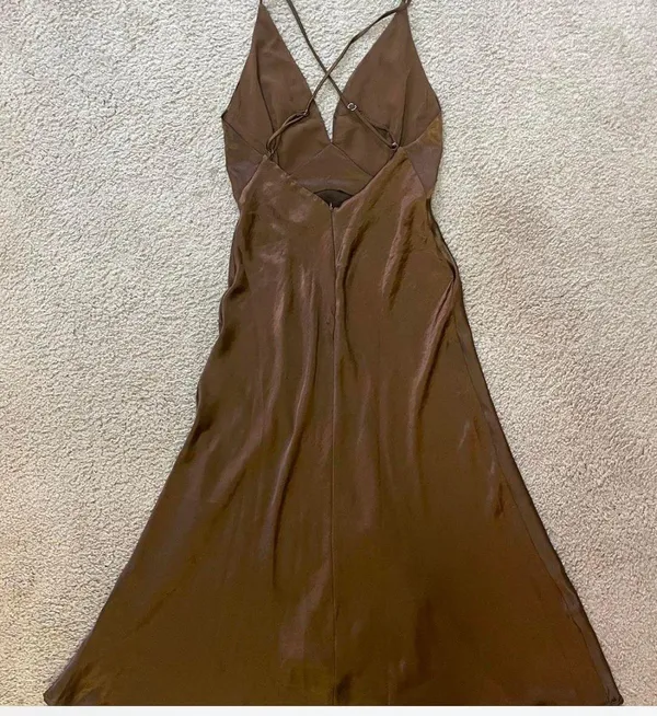 Hello Molly Satin Dress - Image 4
