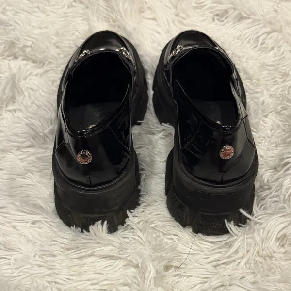 Steve Madden Glossy Black Women's Loafers - Image 4