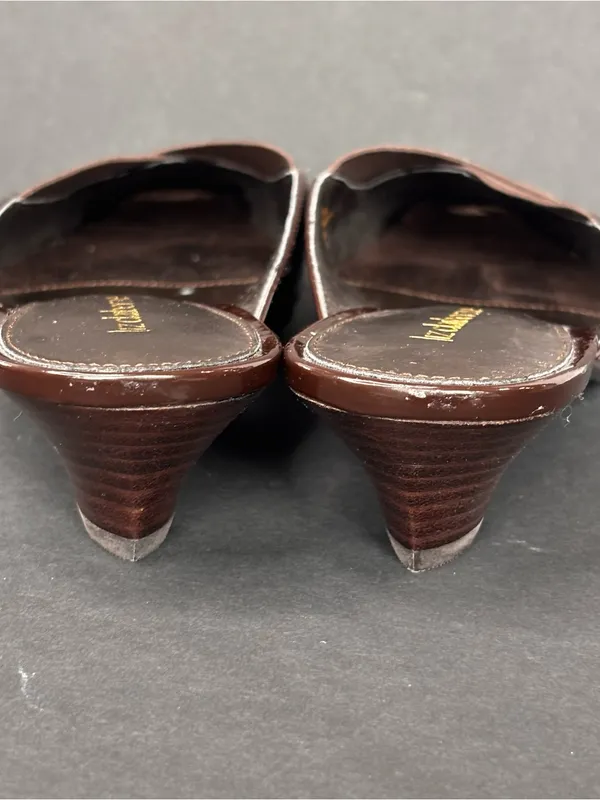 Liz Claiborne Women’s Benna Brown Metallic Mule Size 7.5 New - Image 6