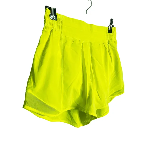 Lululemon Hotty Hot High-Rise Short 4" Highlight‎ Yellow Size 4 Neon - Image 5