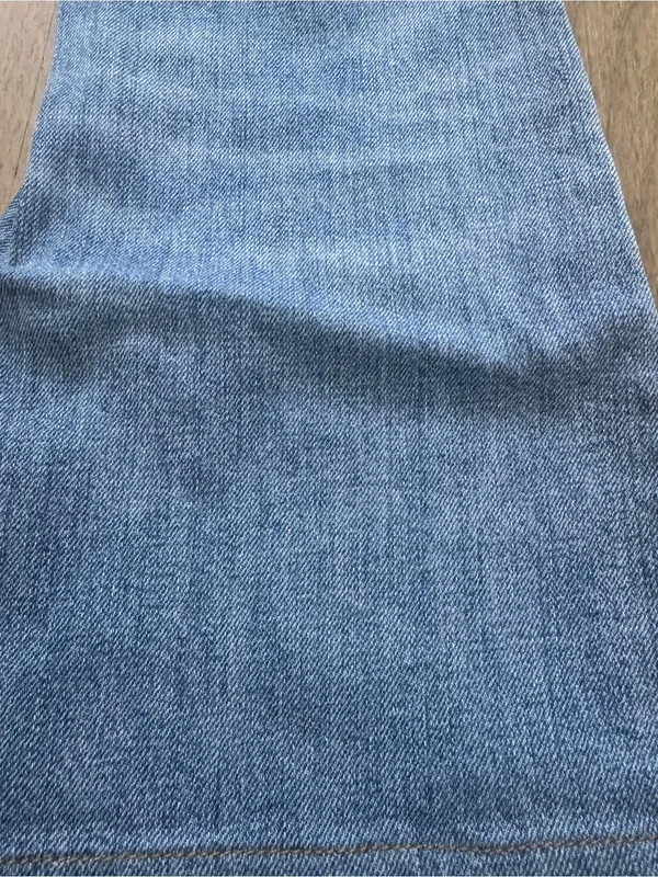 Aritzia Denim Forum Marianne Flare Jeans Size 25 Distressed Medium Wash - Image 12