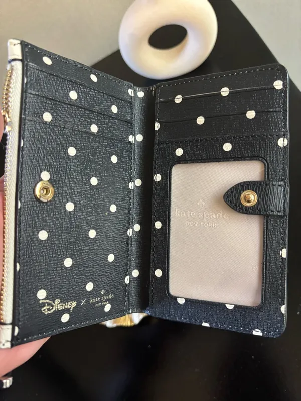 NWT Kate Spade x Disney Minnie Mouse Zip Around Continental Wallet – Rare & Cute - Image 4