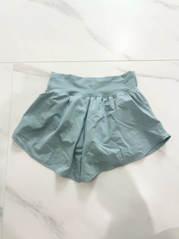 Hollister Gilly Hicks Light Blue Crossover Flowy Athletic Shorts - XS - Image 2