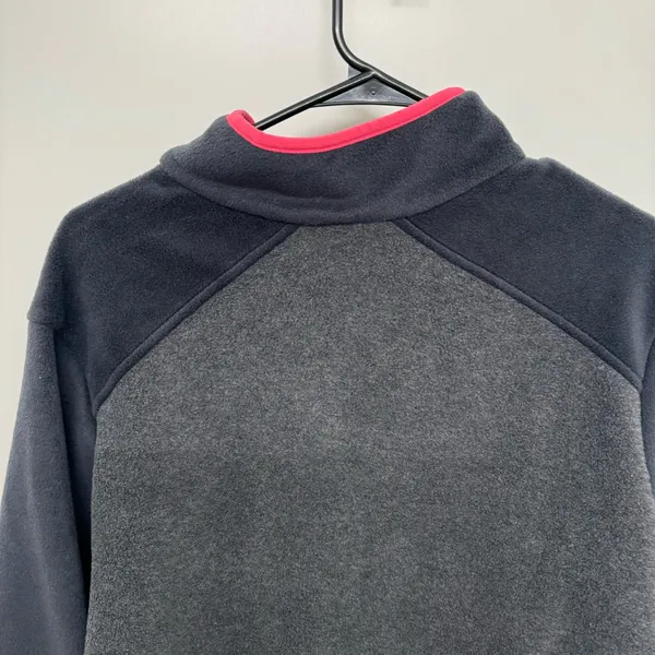 Columbia Grey and Pink Fleece Pullover - Image 4