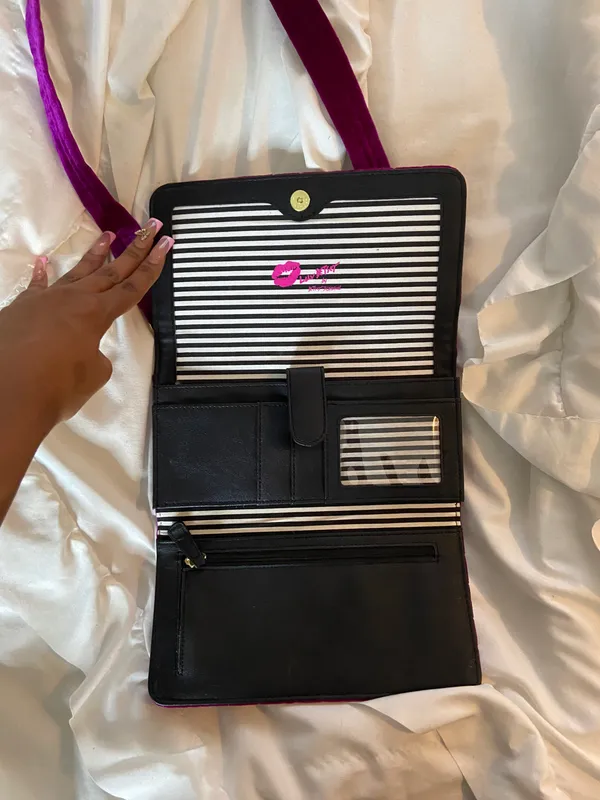 Betsey Johnson Magenta Crossbody - Image 2