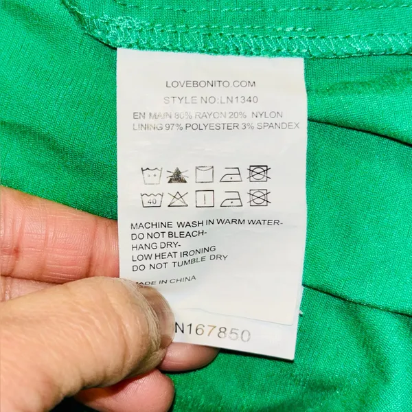 Love, Bonito Green Katrine Padded Tiered Low Back Maxi Dress Size 6 - Image 5