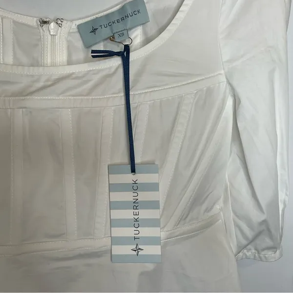 Tuckernuck White Nealy Puff Sleeve Blouse - Image 5