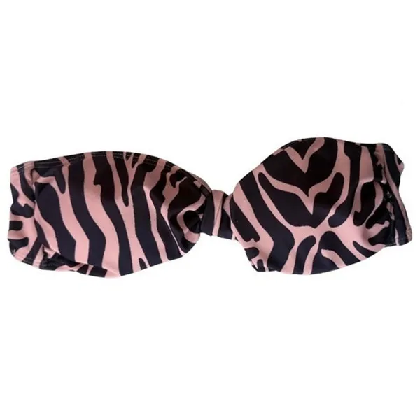 Nasty Gal Animal Print High-Waisted High Leg Bikini Set Brown Tan Size 2 XS NWOT - Image 11