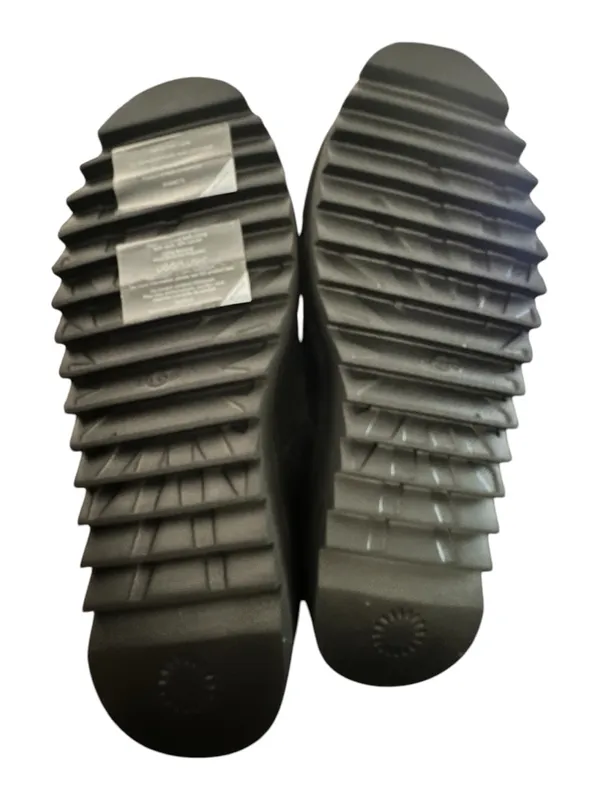 UGG Nita Genuine Shearling Slipper Black Gray Platform NWOB Women’s 9 - Image 10