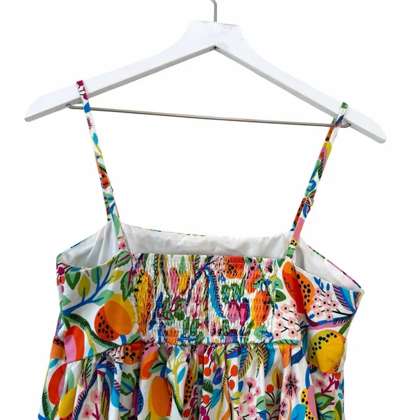 Hutch Floral Fruit Print Romper Women's Small Sleeveless Cotton Summer - Image 4
