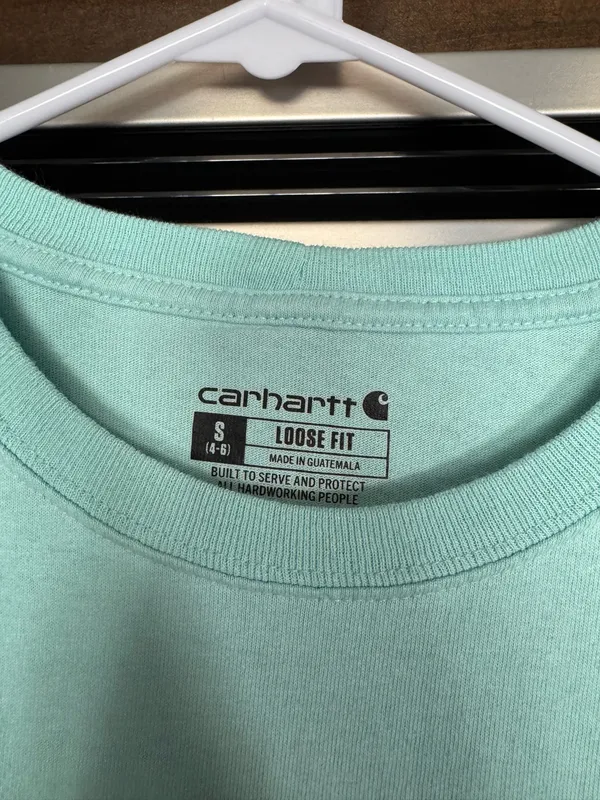 Teal Carhartt T-Shirt - Image 2