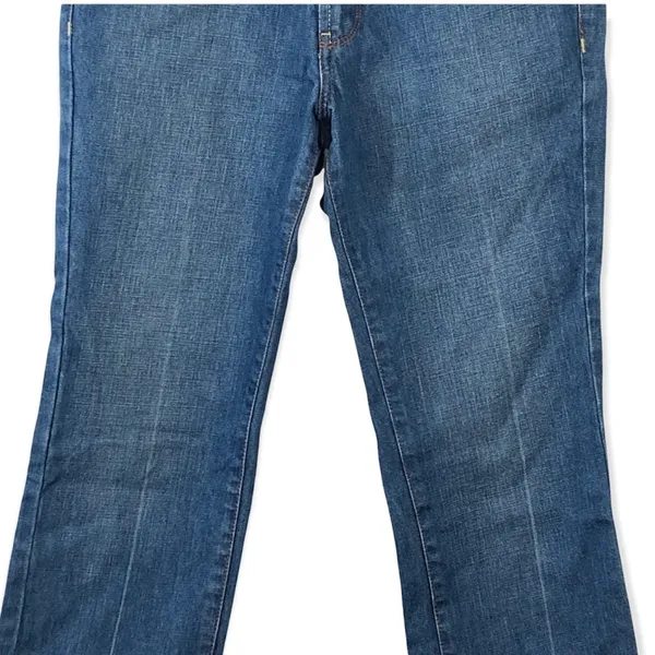 American Eagle Size 4 Cropped Straight Leg Jeans Medium Wash 100% Cotton NWOT - Image 5
