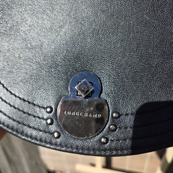 LONGCHAMP Cavalcade Black Leather Crosdbody Bag Small - Image 7