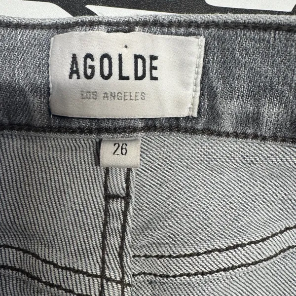 AGOLDE Nico High Rise Slim Straight Denim size 26 - Image 4