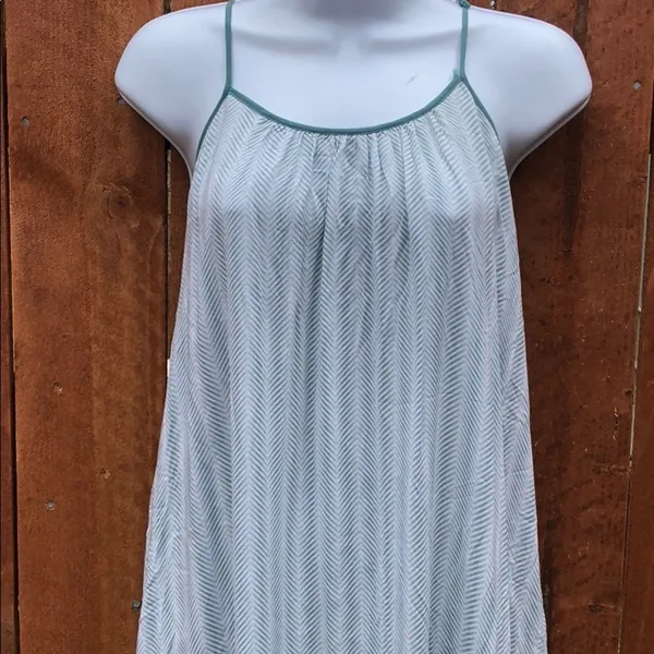 Armani Exchange Lined Maxi Dress With Pockets Green Size XS - Image 3