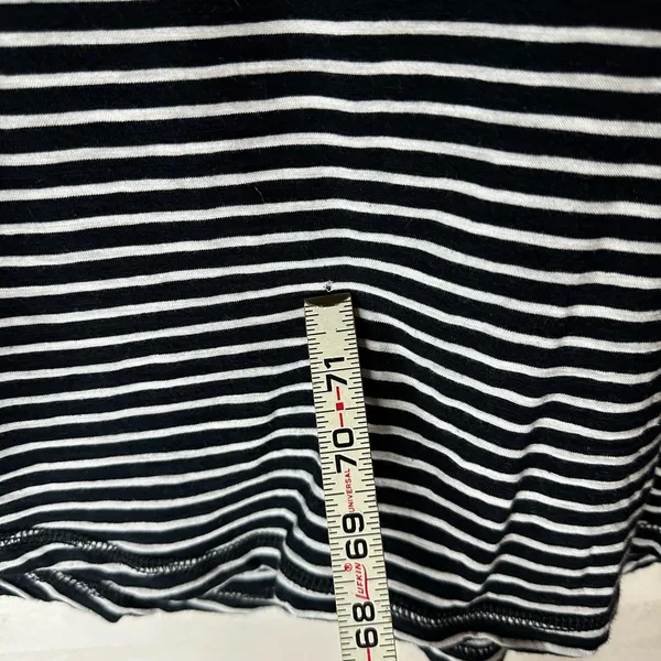 🖤Madewell Black and White Striped Fitted Short Sleeve T-Shirt - Image 6
