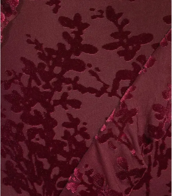 Marshalls Wine Velvet Desire Maxi Dress - Image 4