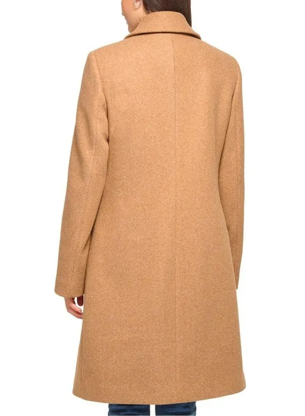 DKNY brown Wool Coat - Image 3